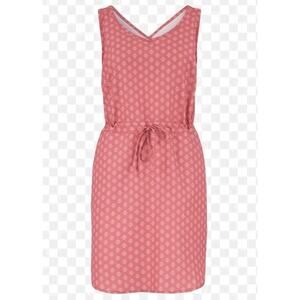 NEW Sherpa Adventure Gear Womens Small Empire Ruched Sleeveless Dress Pink
